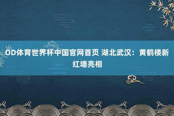 OD体育世界杯中国官网首页 湖北武汉：黄鹤楼新红墙亮相